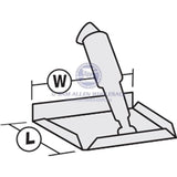 Lenco™ Edge Mnt Kit W/ Electro Polished Plates Inc. LED Switch