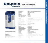 Dolphin Premium Battery Charger 12V 10A