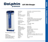 Dolphin Premium Battery Charger 12V 25A